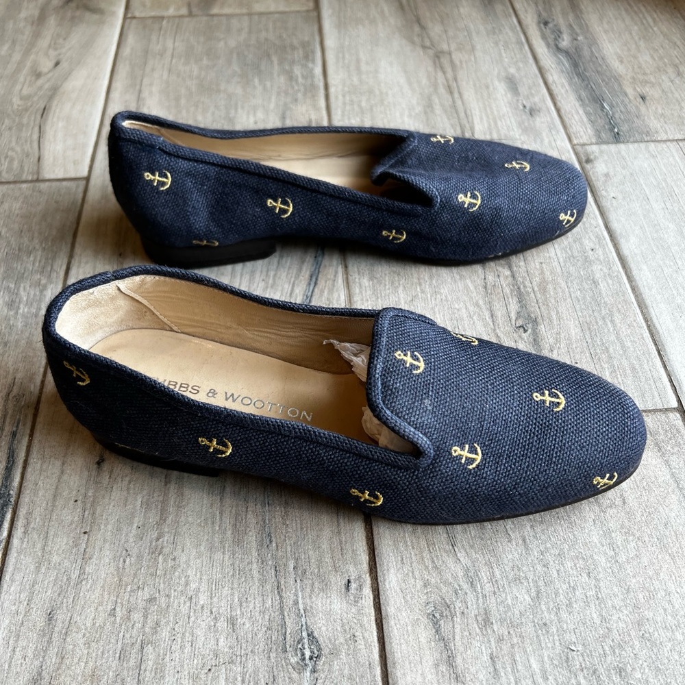 Linen Stubbs & Wootton women’s size 7.5 (unworn)